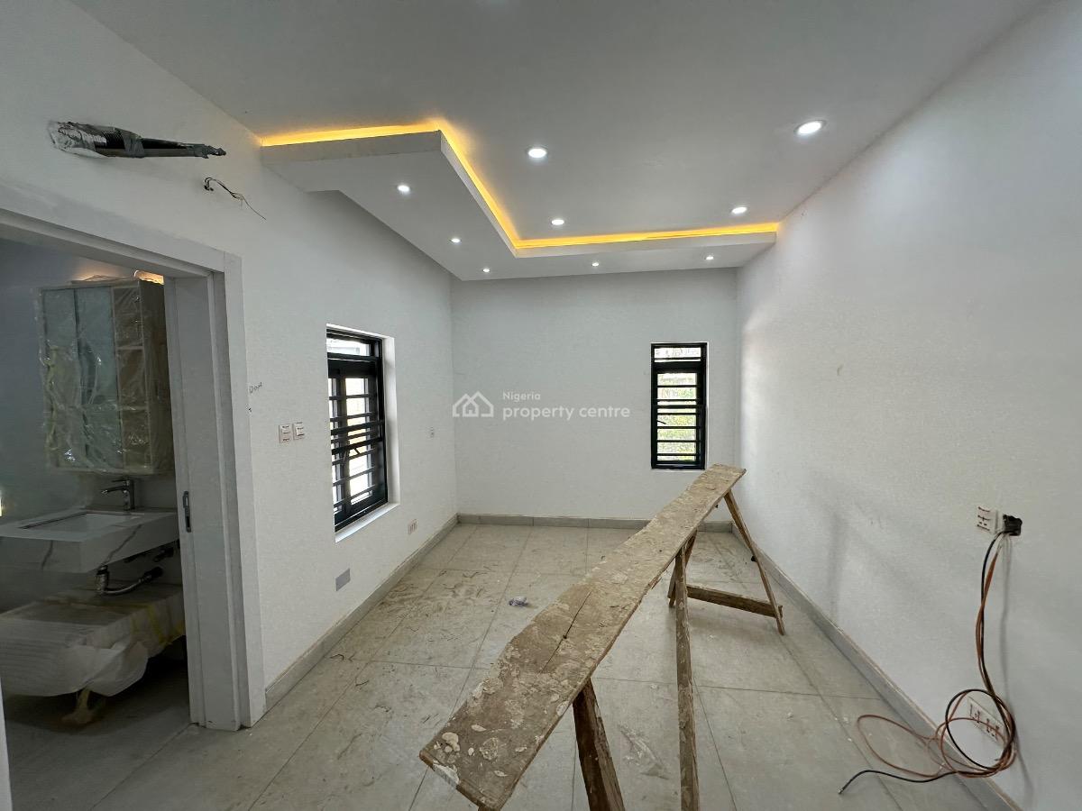 Brown New 4 Bedroom Gated Semi Detached Duplex with Bq, Serene Environment, Guzape District, Abuja, Semi-detached Duplex for Sale