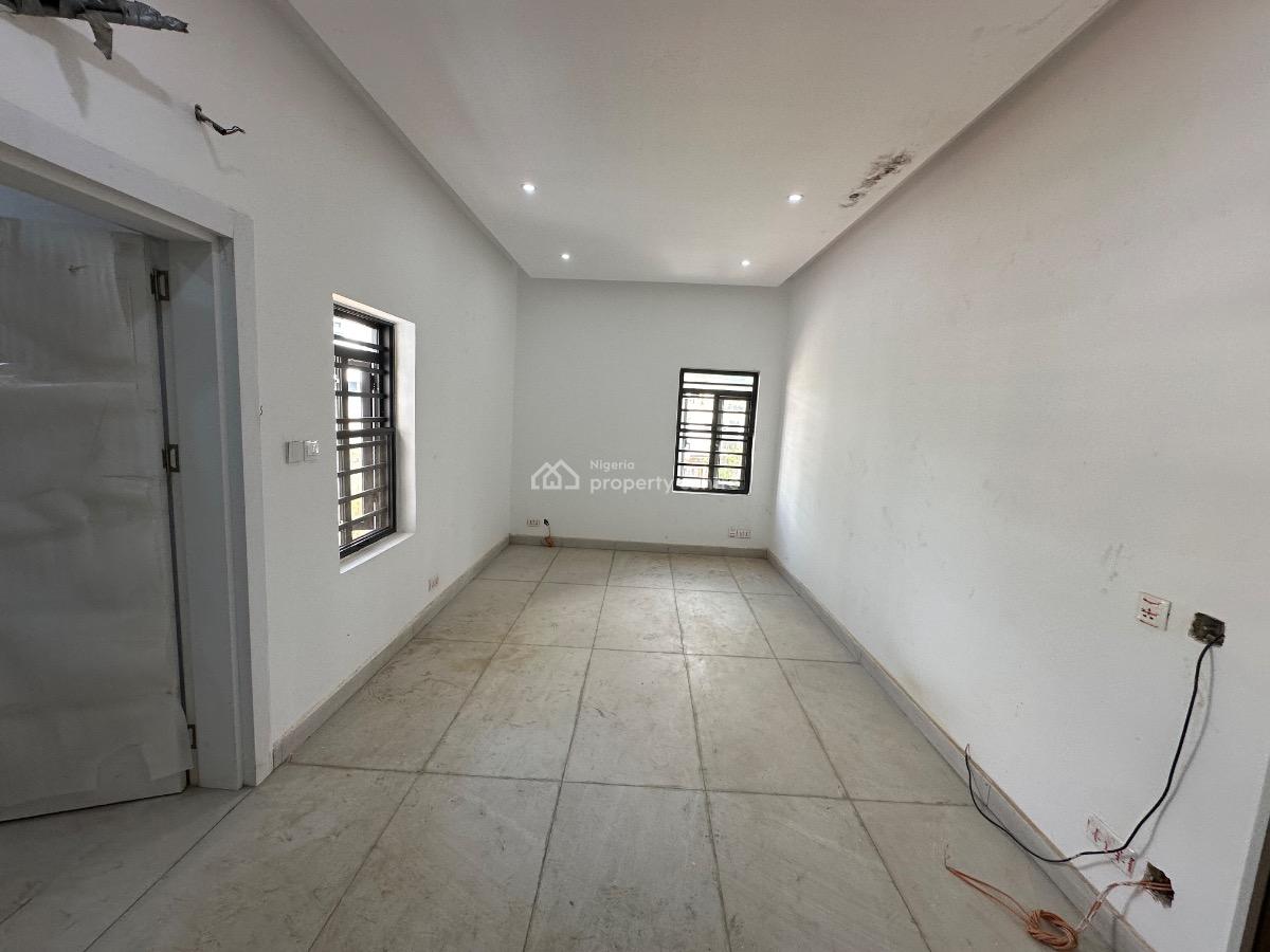 Brown New 4 Bedroom Gated Semi Detached Duplex with Bq, Serene Environment, Guzape District, Abuja, Semi-detached Duplex for Sale