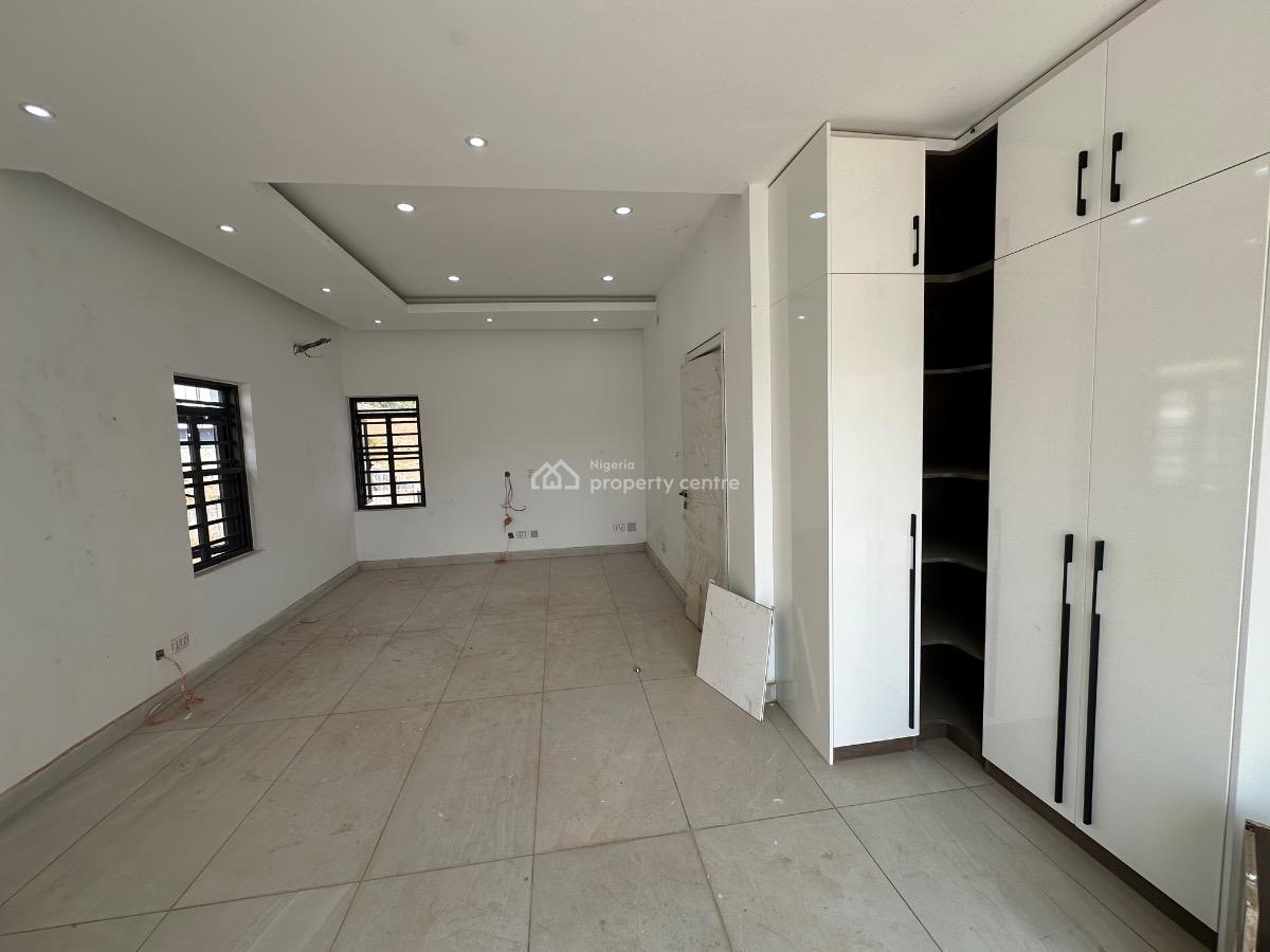 Brown New 4 Bedroom Gated Semi Detached Duplex with Bq, Serene Environment, Guzape District, Abuja, Semi-detached Duplex for Sale