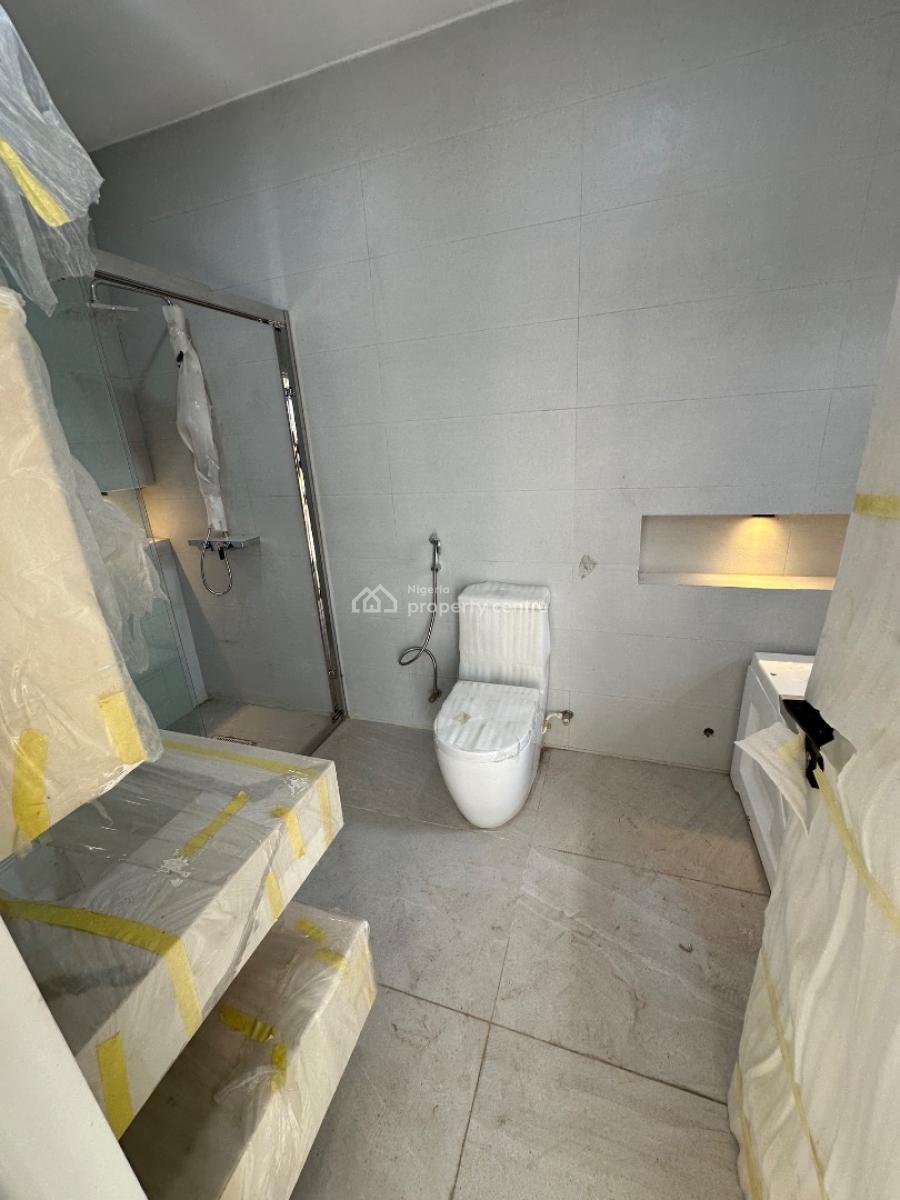 Brown New 4 Bedroom Gated Semi Detached Duplex with Bq, Serene Environment, Guzape District, Abuja, Semi-detached Duplex for Sale