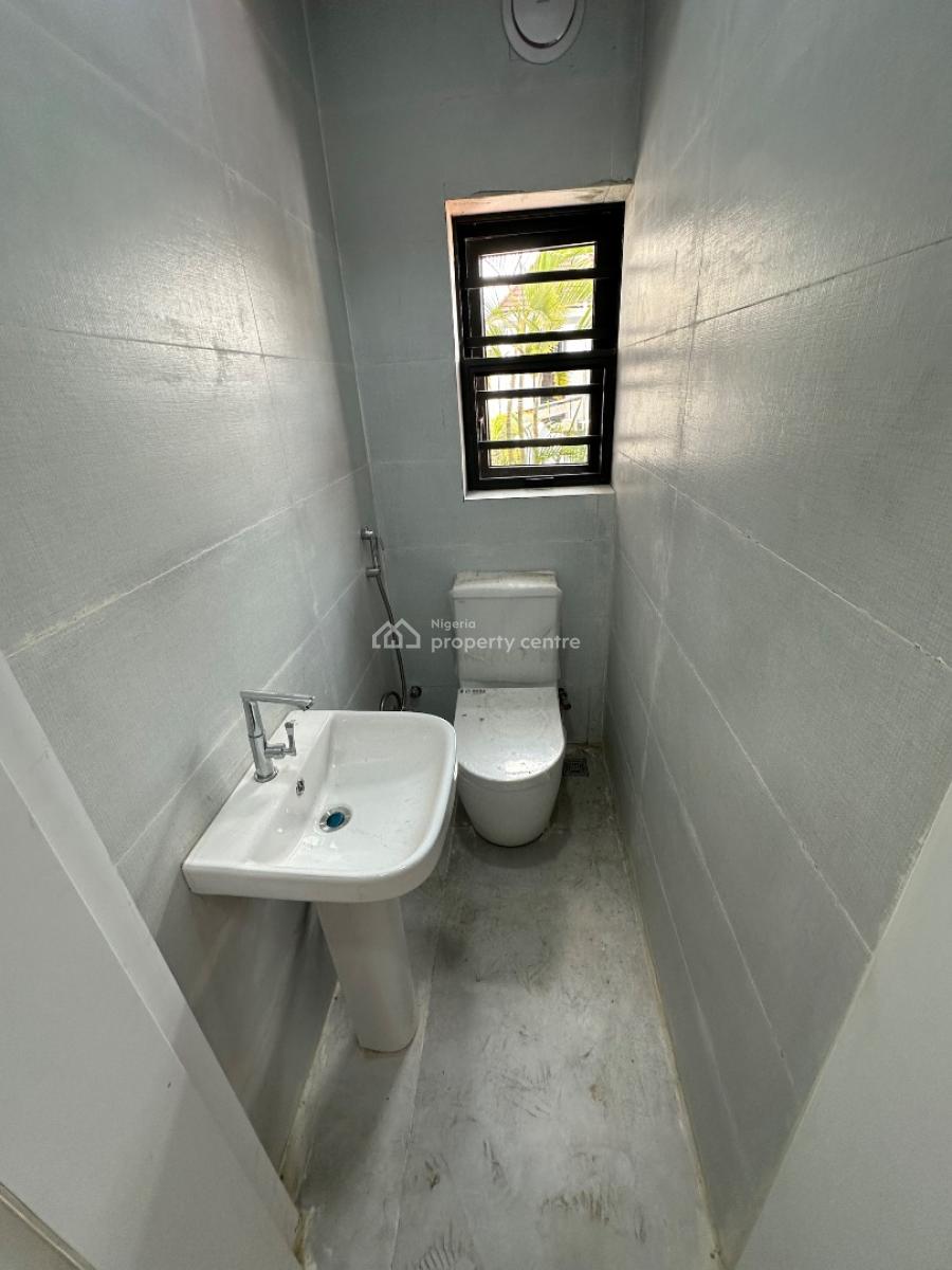 Brown New 4 Bedroom Gated Semi Detached Duplex with Bq, Serene Environment, Guzape District, Abuja, Semi-detached Duplex for Sale