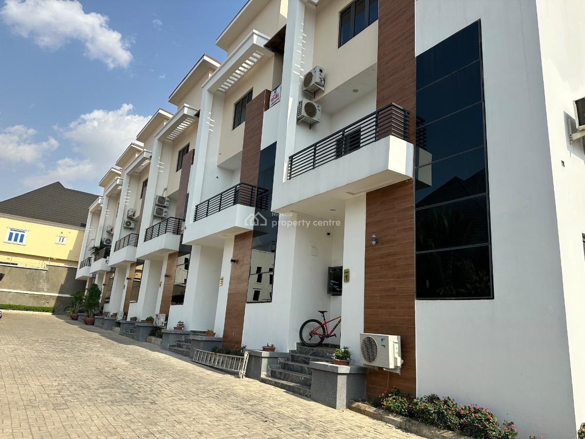 4 Bedroom Terrace Duplex with Bq, Serene Environment, Guzape District, Abuja, Terraced Duplex for Sale