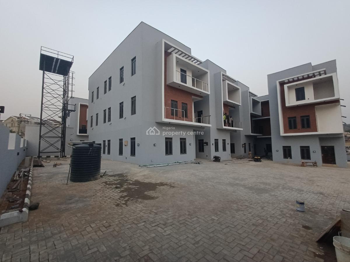 Brand New 4 Bedroom Terrace Duplex with Bq, Mabushi, Abuja, Terraced Duplex for Rent