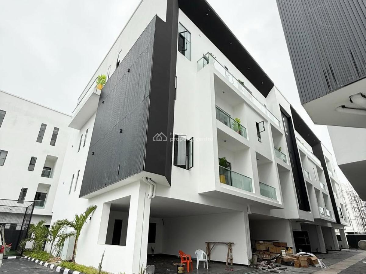 24/7 Serviced 4 Bedroom En-suite Townhouse with an Enclosed Fitted Kit, Ikate Elegushi, Lekki, Lagos, Terraced Duplex for Rent