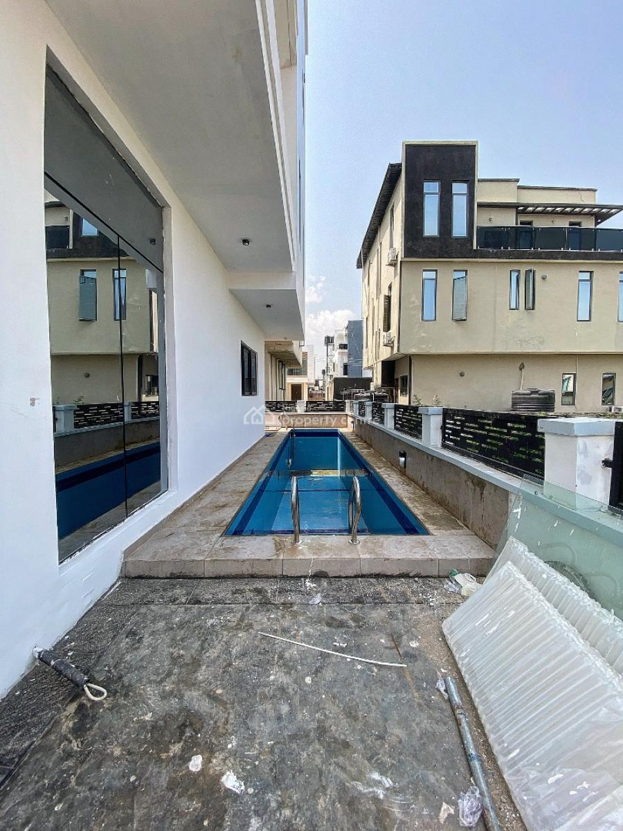 Ultra Modern  5bedroom Detached Duplex in Most Advanced Estate. Pool, 5min Drive to Lekki Ajah Expressway, Osapa, Lekki, Lagos, Detached Duplex for Rent