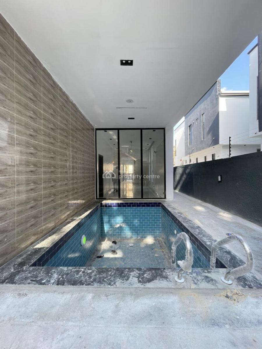 Lovely Built 5 Bedroom Fully Detached Duplex with a Pool and Bq, Gym, Chevron Toll Gate, Lekki, Lagos, Detached Duplex for Sale