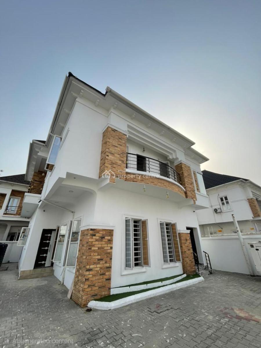 a Lovely  4 Bedroom Detached  Duplex with a Room Bq, Orchid Road, Lafiaji, Lekki, Lagos, Detached Duplex for Sale