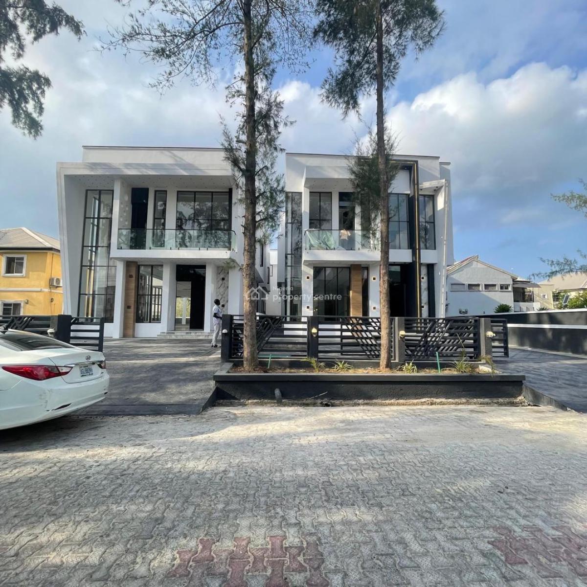 Contemporary 5 Bedroom Fully Detached Duplex with Amazing Features, Lekki County, Megamound Estate, Ikotaa, Lekki, Lagos, Detached Duplex for Sale