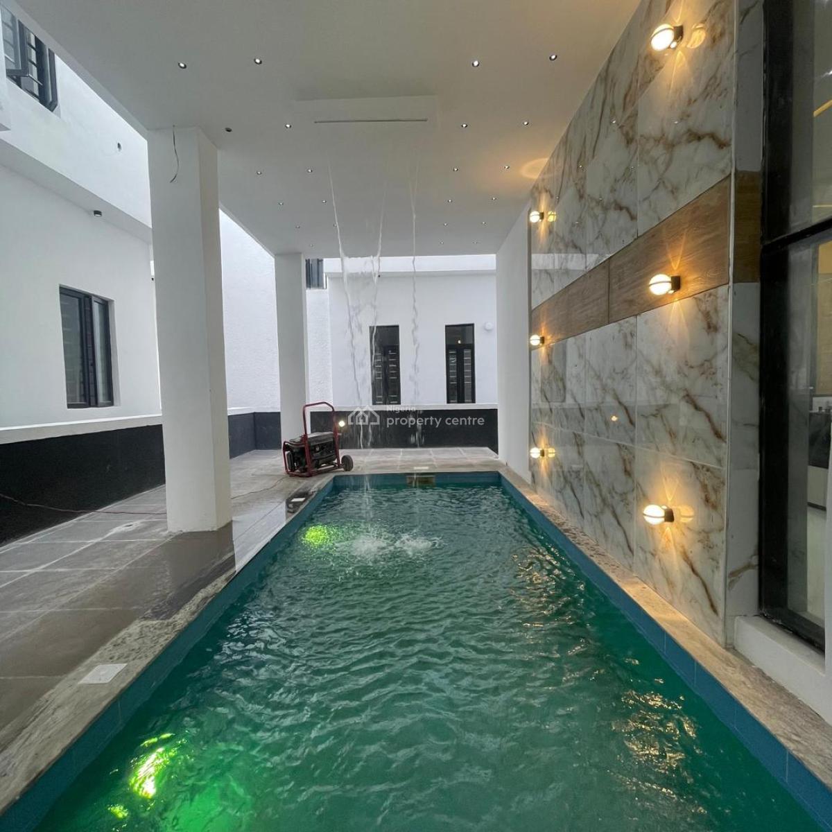 Contemporary 5 Bedroom Fully Detached Duplex with Amazing Features, Lekki County, Megamound Estate, Ikotaa, Lekki, Lagos, Detached Duplex for Sale