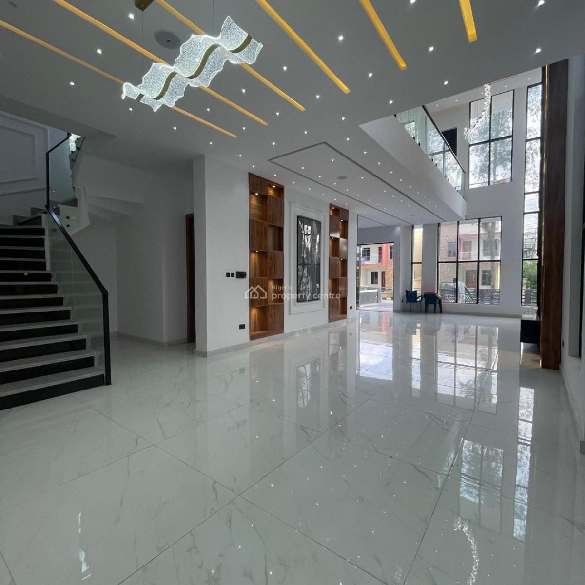 Contemporary 5 Bedroom Fully Detached Duplex with Amazing Features, Lekki County, Megamound Estate, Ikotaa, Lekki, Lagos, Detached Duplex for Sale