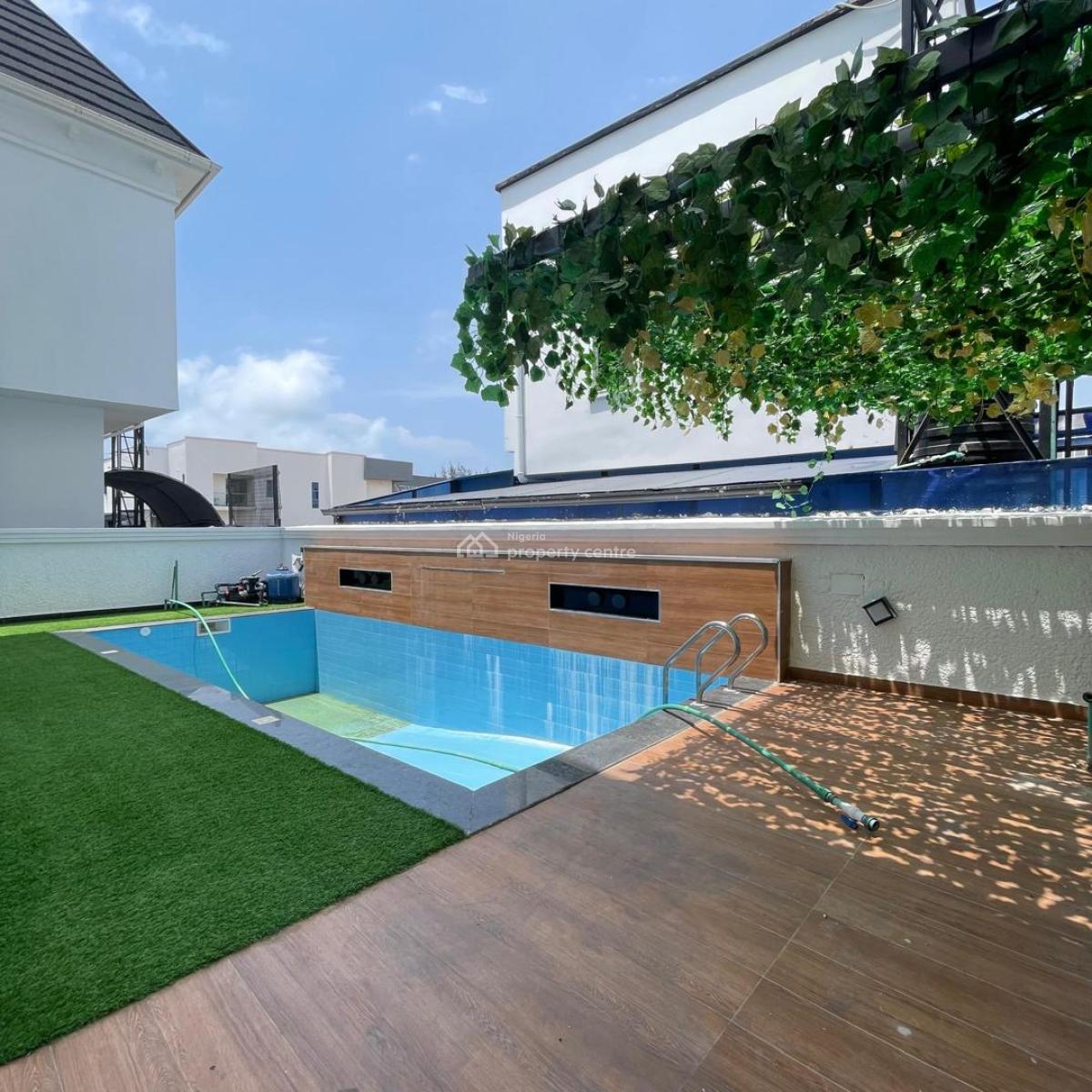 Contemporary 5 Bedroom Fully  Detached Duplex with Bq, Pool, Gym, Lekky County, Ikotaa, Lekki, Lagos, Detached Duplex for Sale