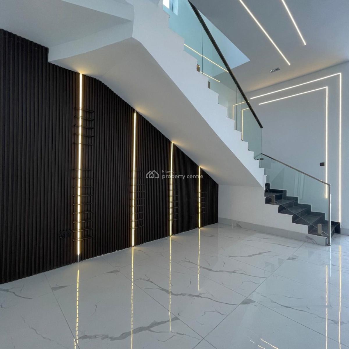 Contemporary 5 Bedroom Fully  Detached Duplex with Bq, Pool, Gym, Lekky County, Ikotaa, Lekki, Lagos, Detached Duplex for Sale