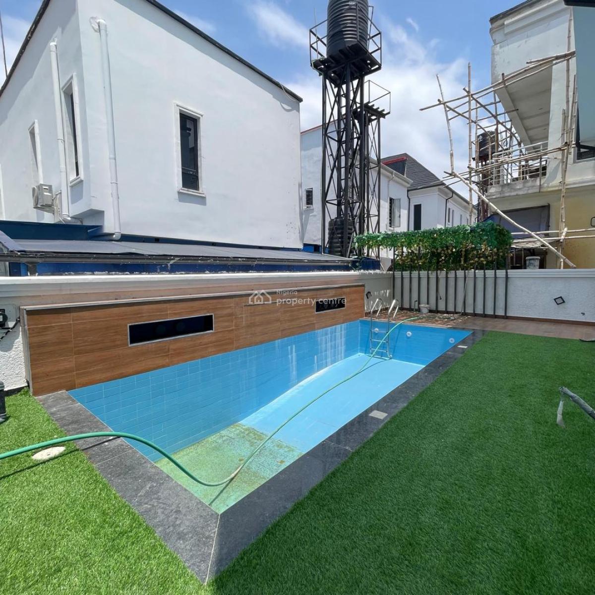 Contemporary 5 Bedroom Fully  Detached Duplex with Bq, Pool, Gym, Lekky County, Ikotaa, Lekki, Lagos, Detached Duplex for Sale