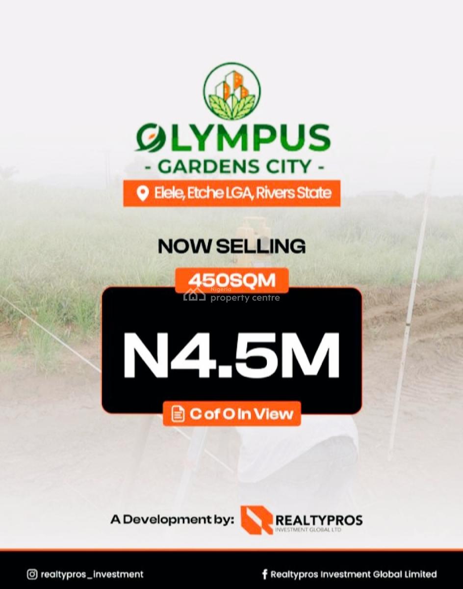 Olympus Garden City, Elele, Etche, Rivers, Mixed-use Land for Sale