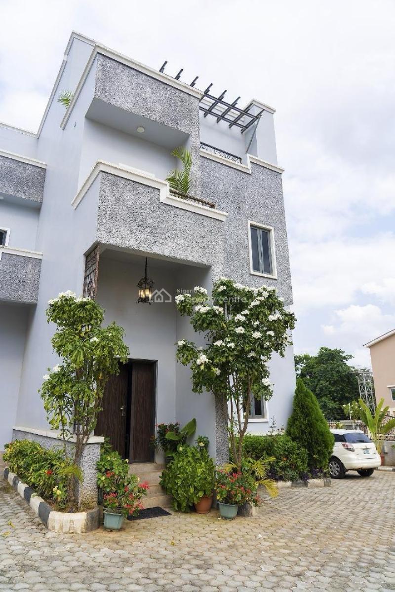 Luxury Fully Furnished 4 Bedroom Terrace Duplex + Bq, Guzape District, Abuja, Terraced Duplex for Sale