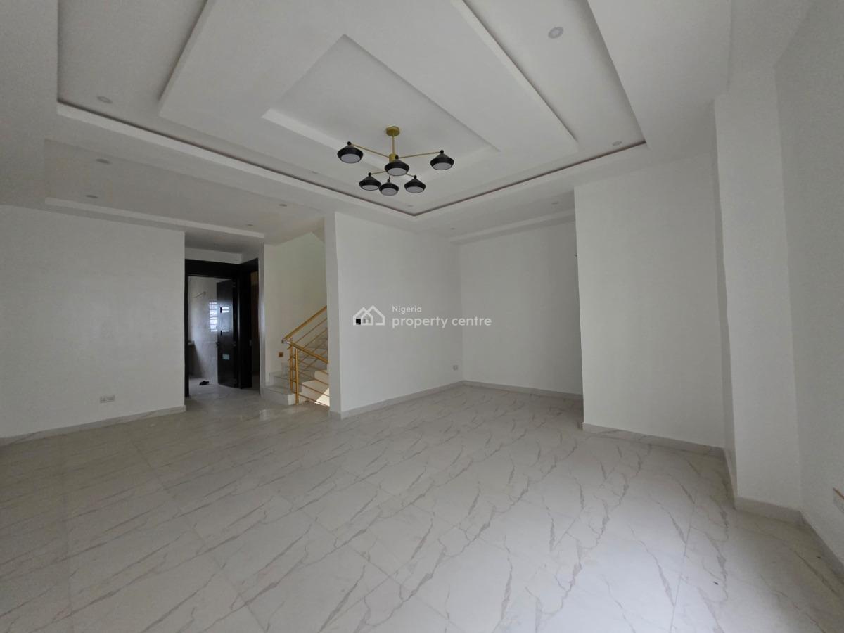 Brand New 4 Bedroom Terrace House with Bq, in. Seevices Est Orchid Road, Lekki, Lagos, Terraced Duplex for Rent