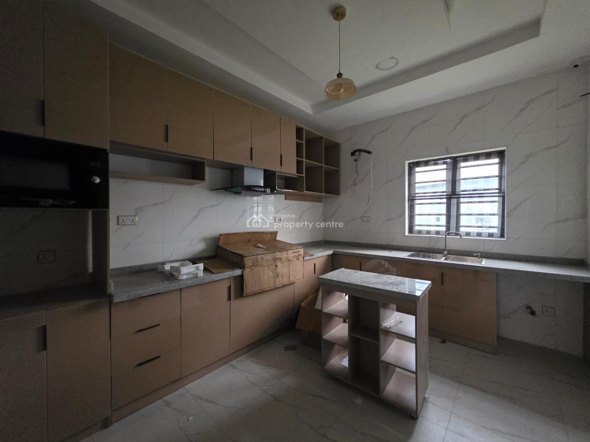 Brand New 4 Bedroom Terrace House with Bq, in. Seevices Est Orchid Road, Lekki, Lagos, Terraced Duplex for Rent