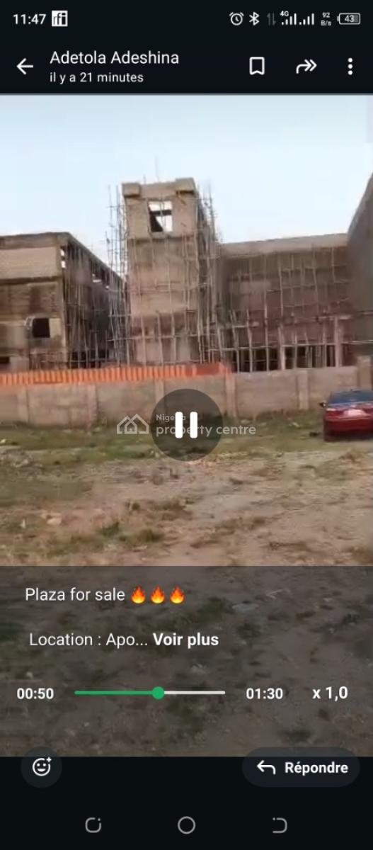 Incomplete Plaza, Apo, Apo, Abuja, Plaza / Complex / Mall for Sale
