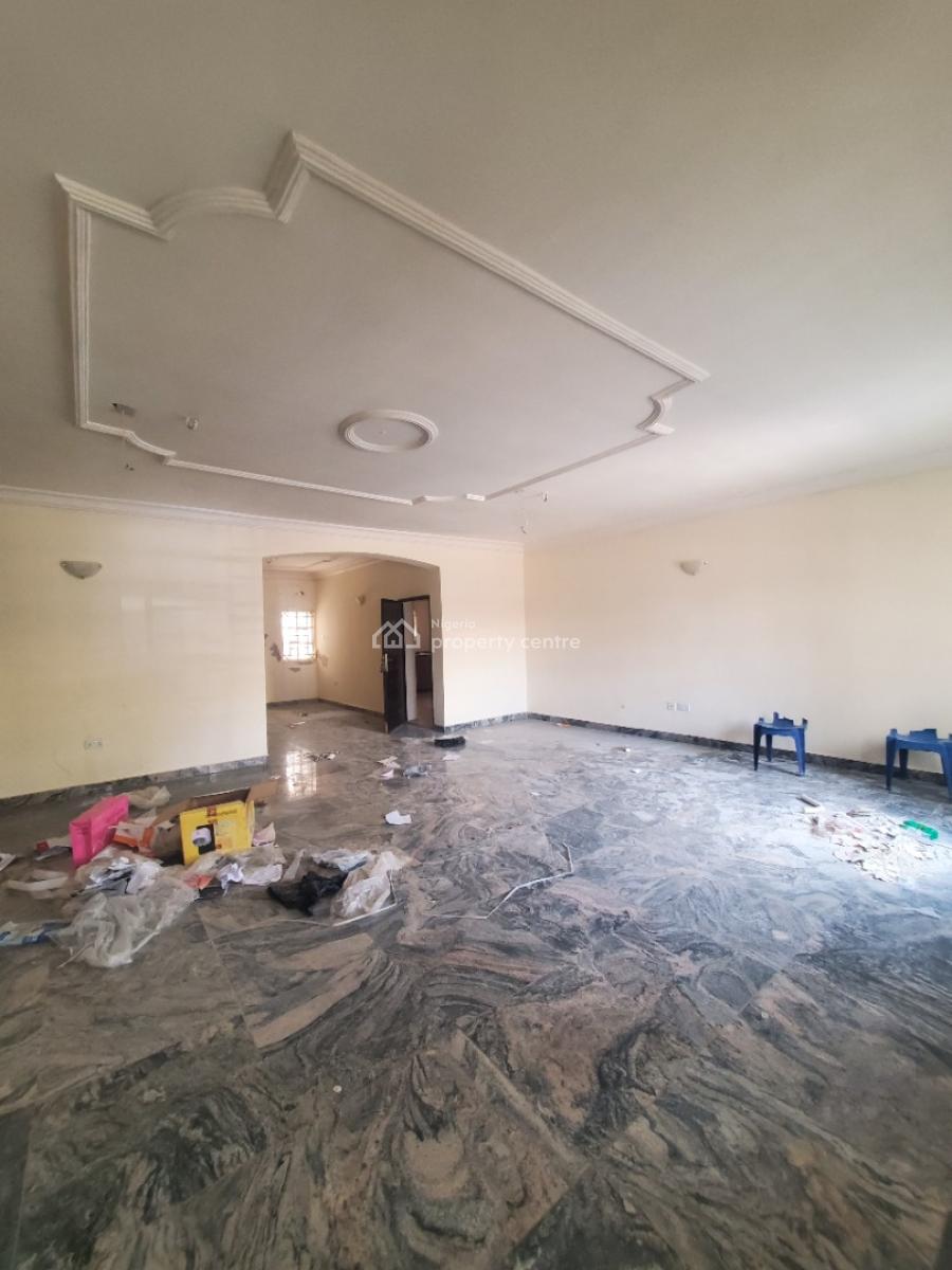 Super Spacious 3 Bedroom Flat on The Ground-floor, By Navy Quarters, Jahi, Abuja, Flat / Apartment for Rent