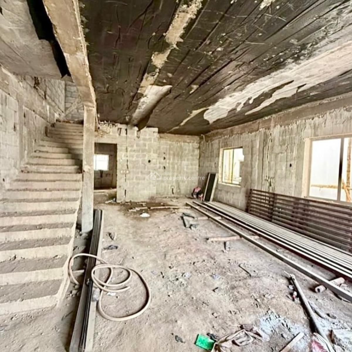 5 Bedroom Terrace Duplex (semi-finished), Mabushi, Abuja, Terraced Duplex for Sale