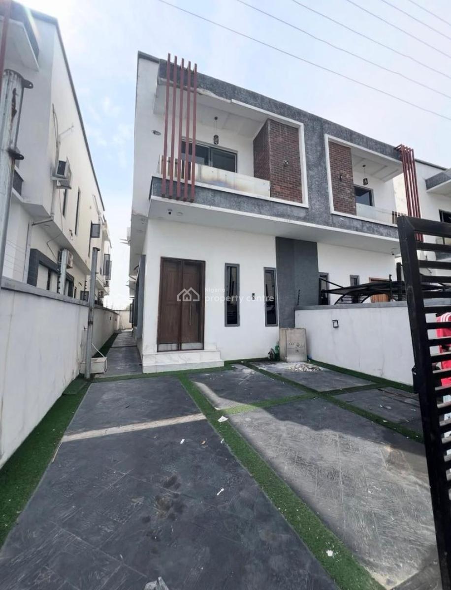 Executive 4 Bedroom Semi Detached Duplex with a Bq, Chevron Lekki Lagos, Lekki, Lagos, Semi-detached Duplex for Rent