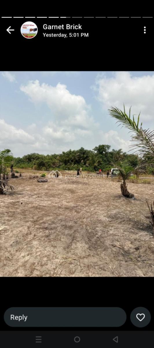 Coastal Road View 500 Square Meters Land, Garnet Coastal View, Ode Omi, Ibeju Lekki, Lagos, Residential Land for Sale