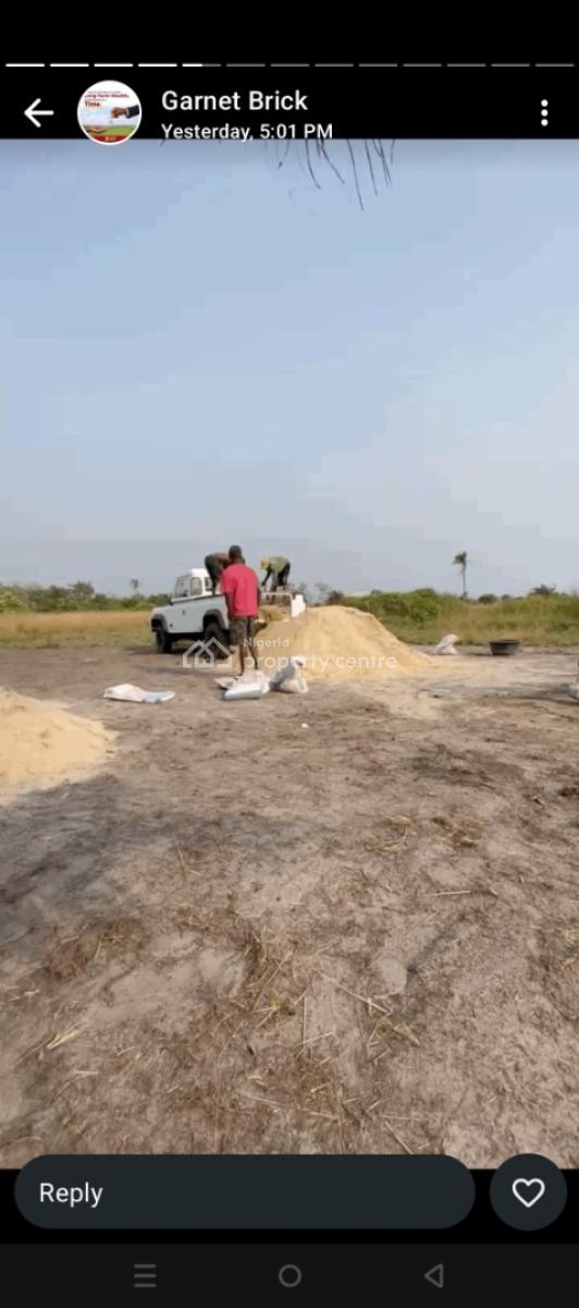 Coastal Road View 500 Square Meters Land, Garnet Coastal View, Ode Omi, Ibeju Lekki, Lagos, Residential Land for Sale