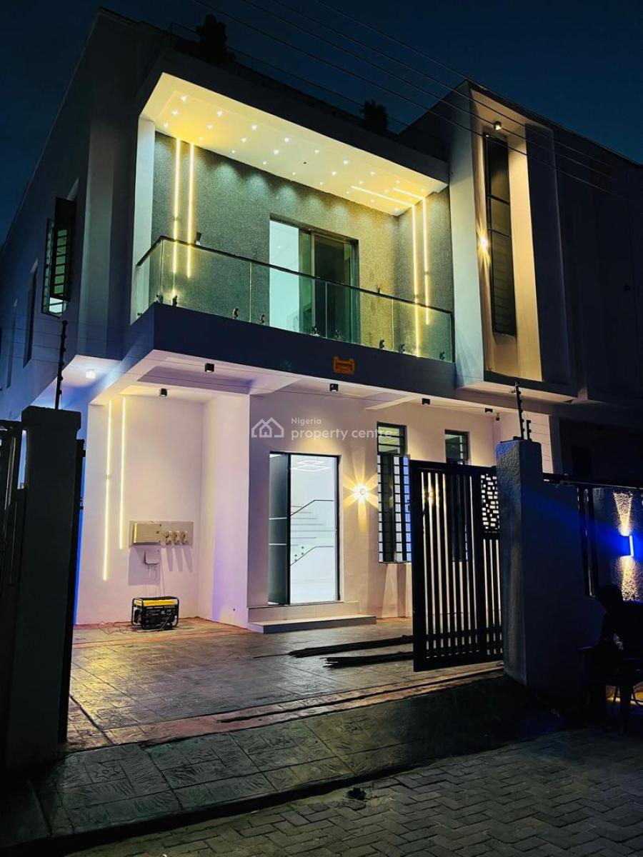 4vbedroom Semi Detached Duplex with Bq, Lekki Palm City, Addo Rd Ajah, Ajah, Lagos, Semi-detached Duplex for Sale