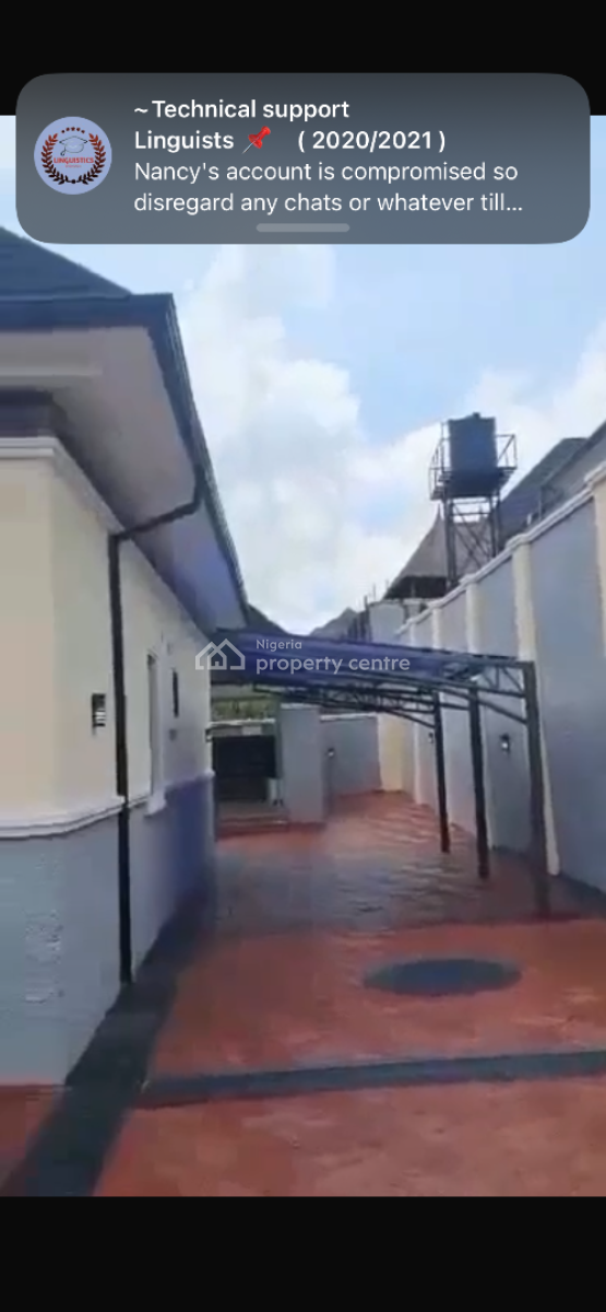 Luxury 3bedroom Bungalow with 2 Selfcon Bq, Efab Queen Estate, Gwarinpa, Abuja, Detached Bungalow for Sale