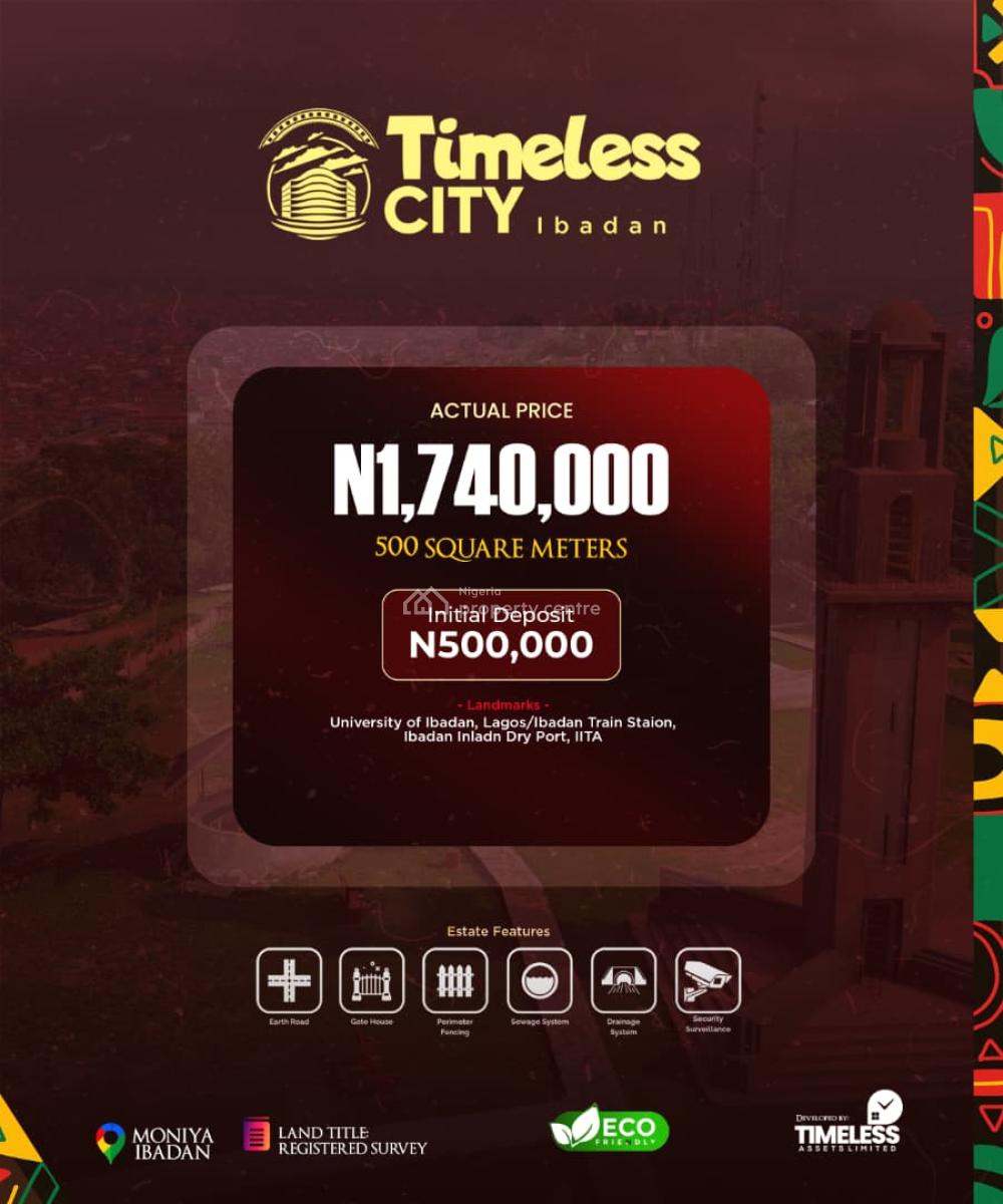 Timeless City, Moniya, Ibadan, Oyo, Residential Land for Sale