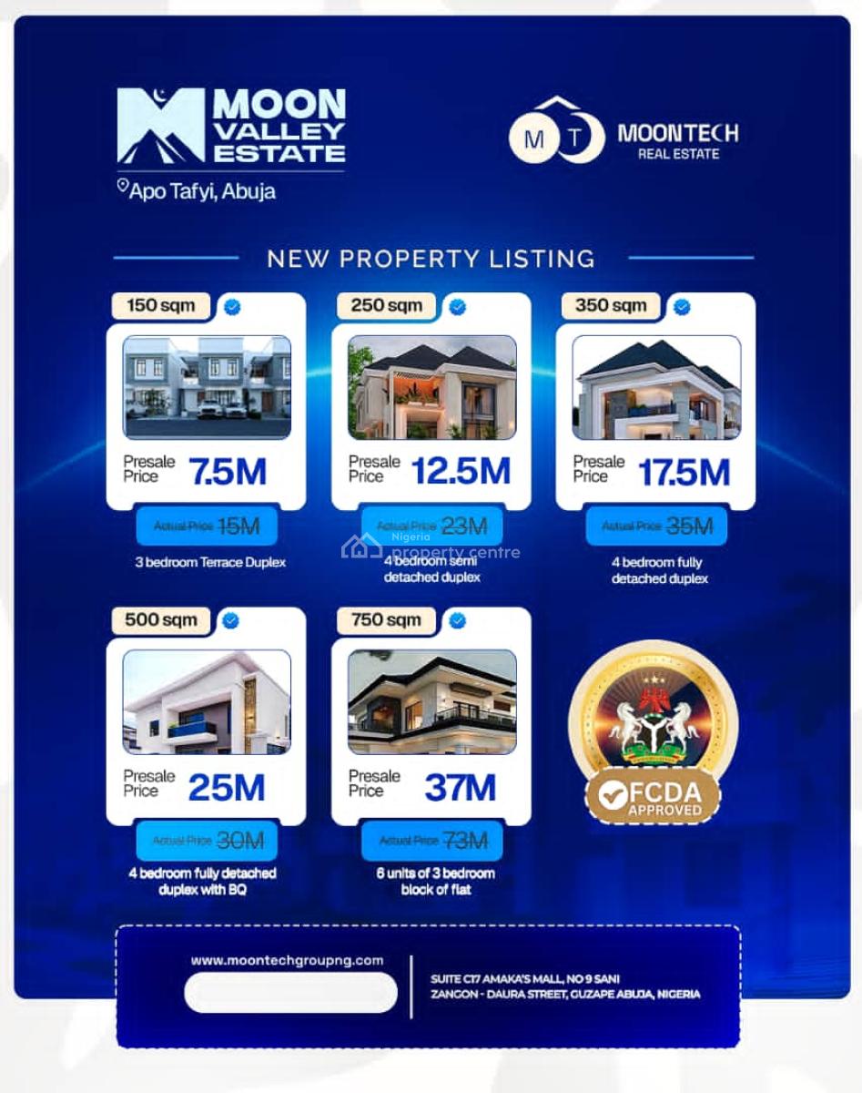 Moon Valley Estate (500sqm), Apo Tayfi, Apo Resettlement, Apo, Abuja, Residential Land for Sale
