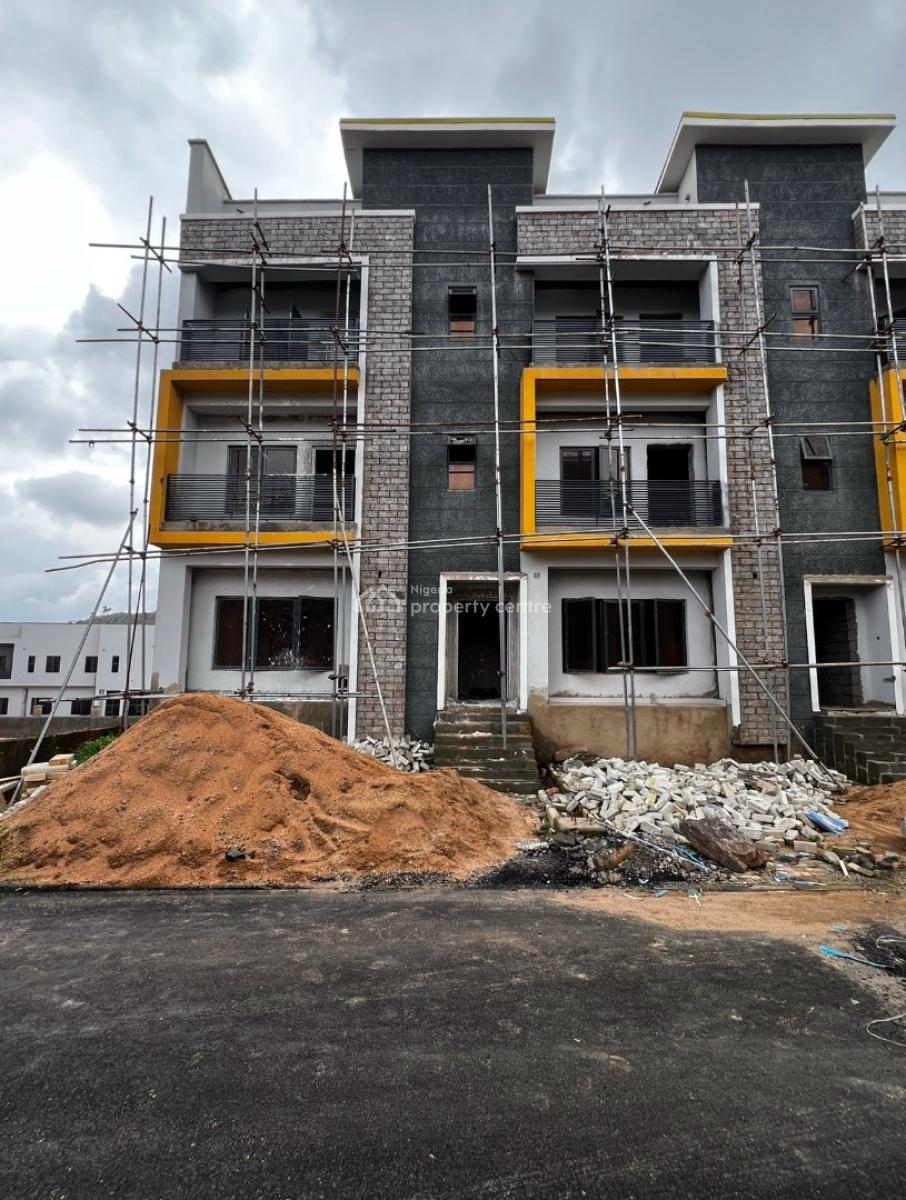 4 Bedroom Townhouse with En-suite Bq, Katampe, Abuja, Terraced Duplex for Sale