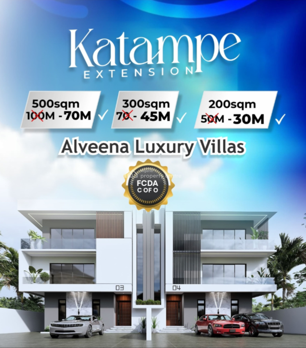 Alveena Luxury Villas Land, Katampe Extension, Usuma District, Close to Urban Shelter and Mshel Homes, Katampe Extension, Katampe, Abuja, Residential Land for Sale
