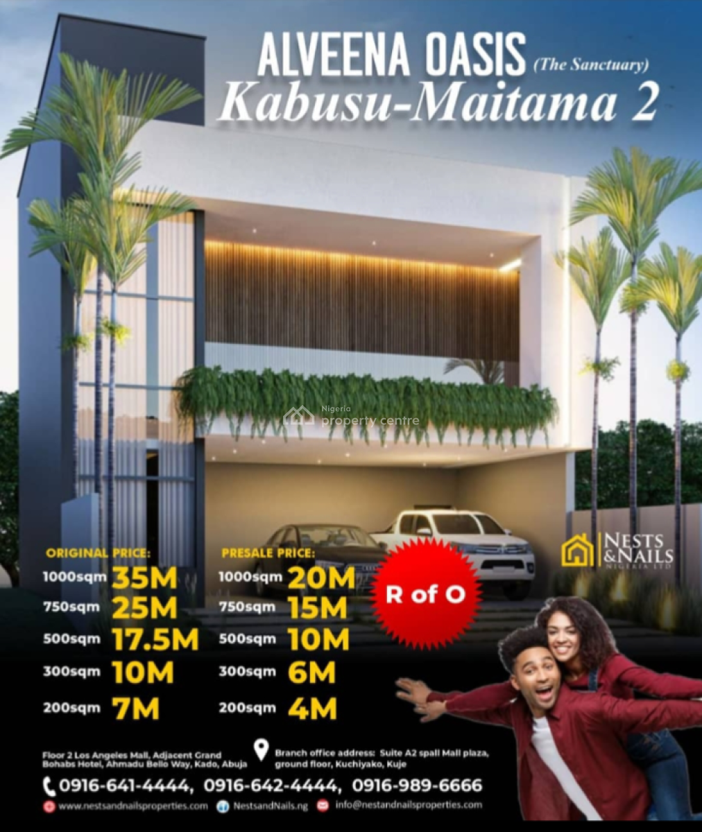 Alveens Oasis Land, Kabusu - Maitama 2, Via Mpape, Maitama 2, Maitama 2, Maitama District, Abuja, Residential Land for Sale