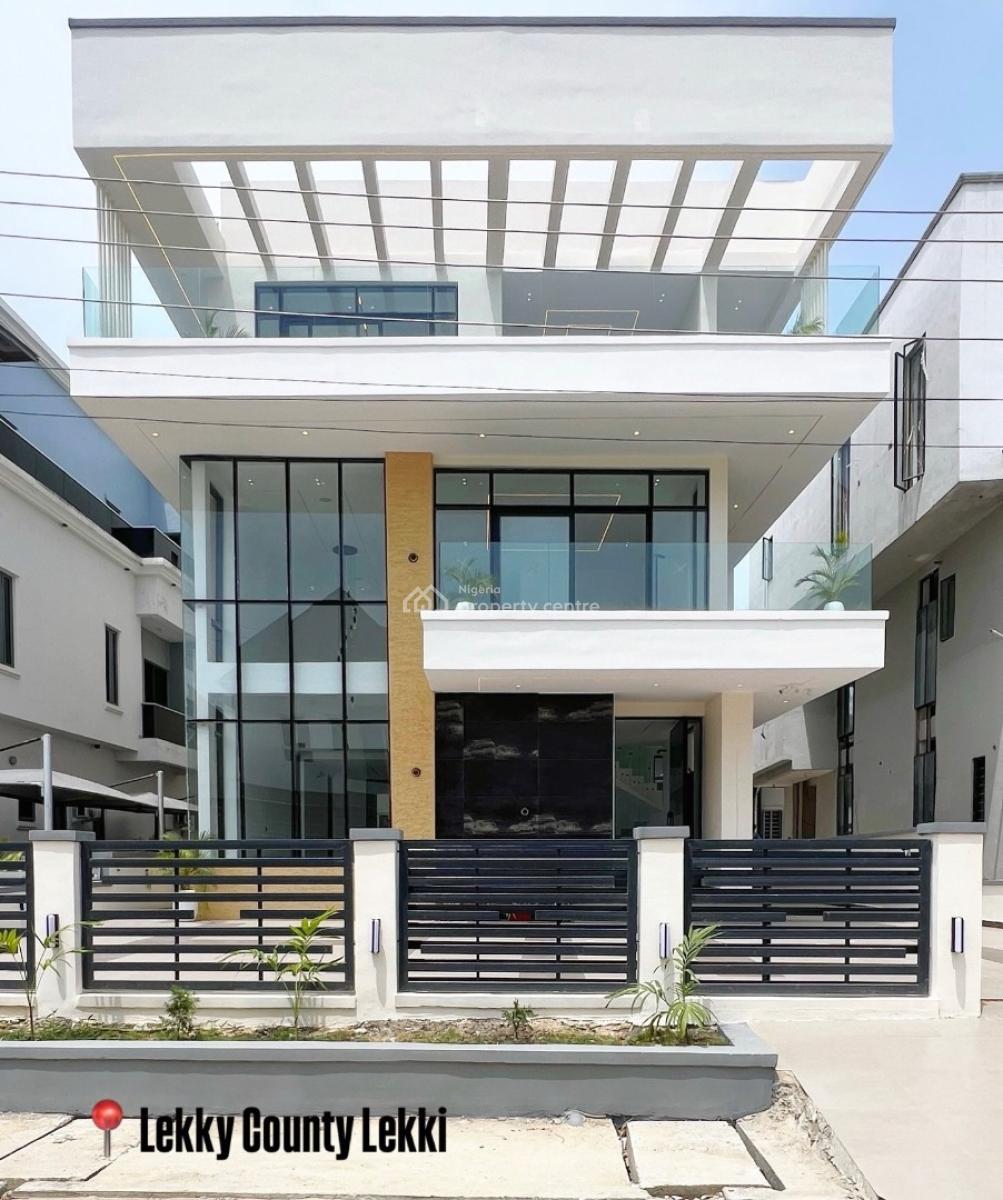 Contemporary 5 Bedroom Detached Duplex with Swimming Pool and Bq, Ikota, Ikota, Lekki, Lagos, Detached Duplex for Sale