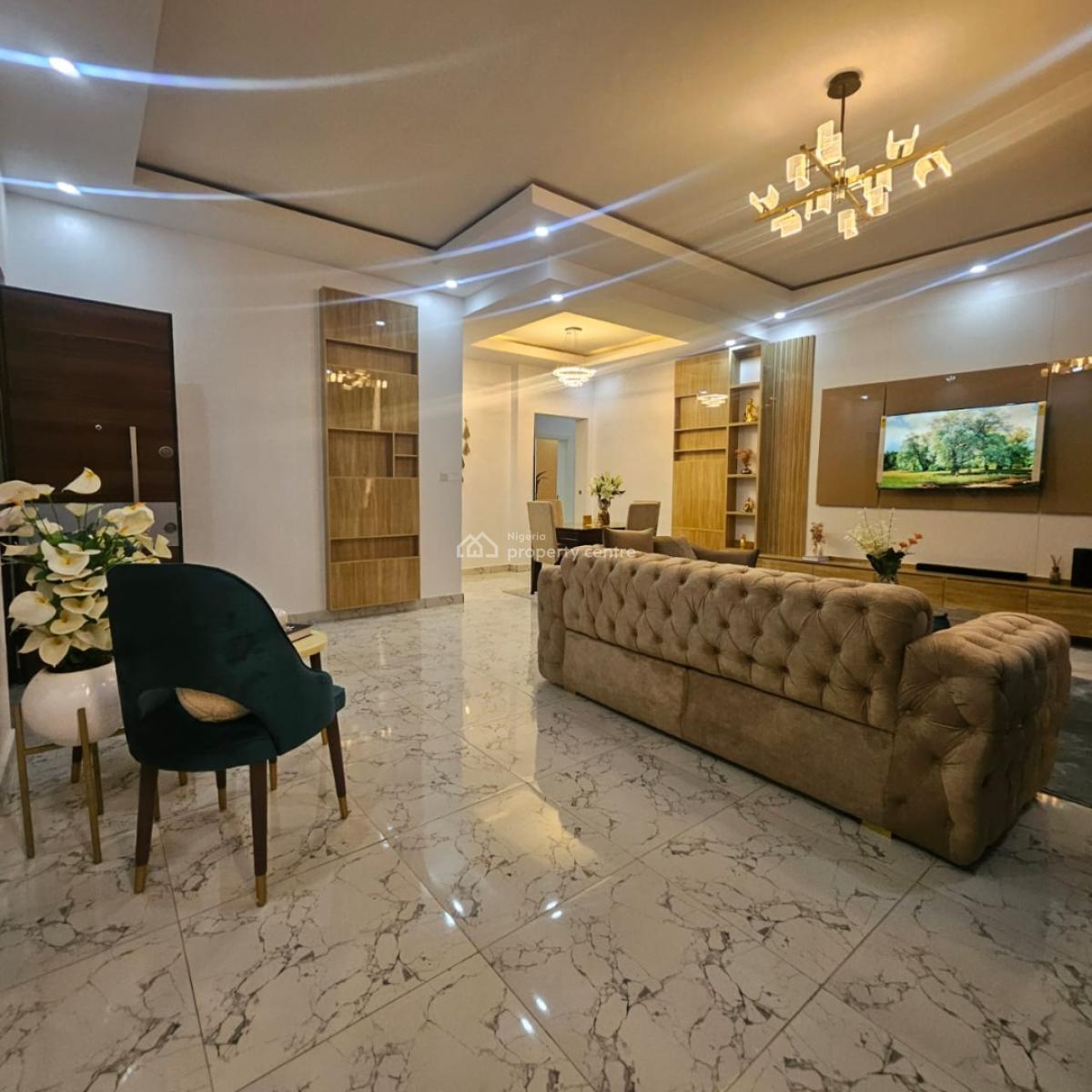 3 Bedroom Tastefully Furnished Apartment with Bq in Shonibare Ent : 3, Maryland, Lagos, Flat / Apartment for Rent