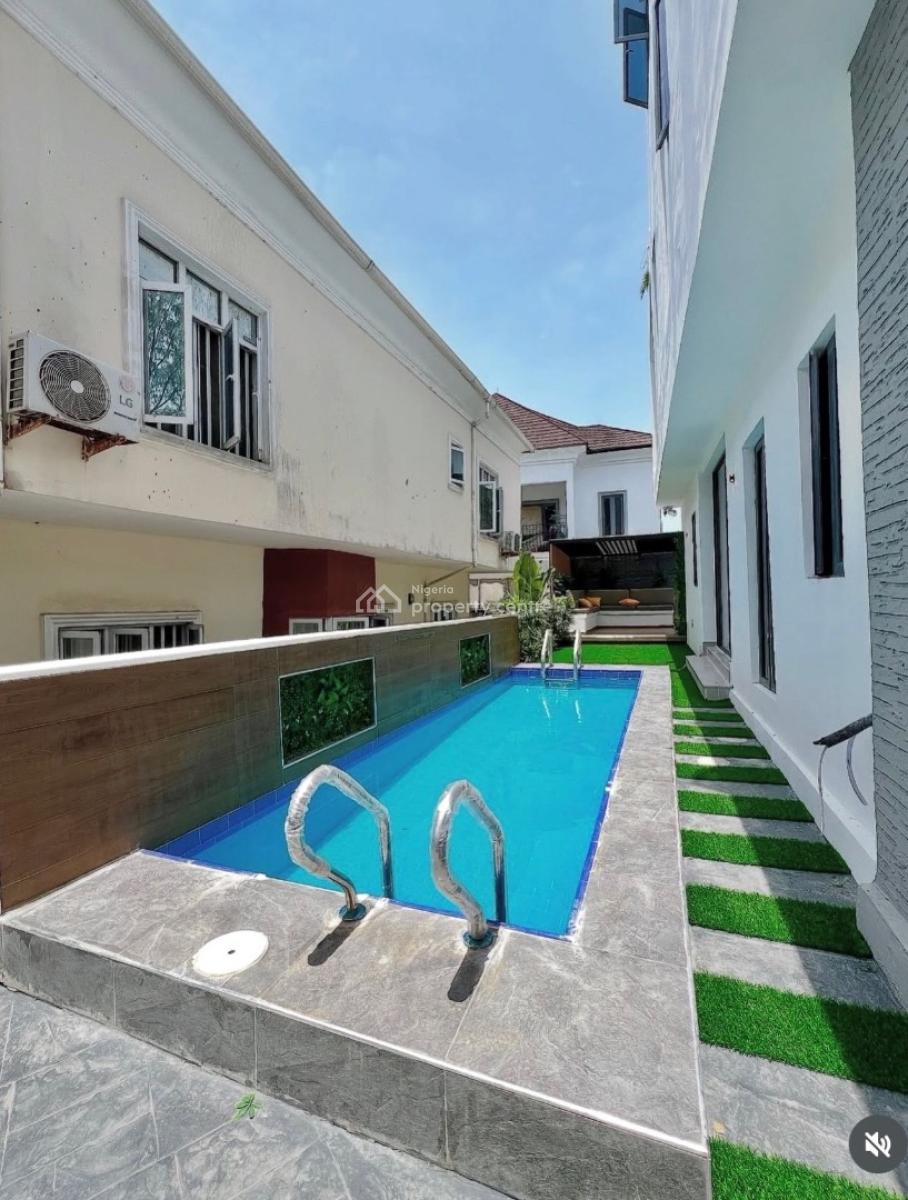 Contemporary 5 Bedroom Detached Duplex with Swimming Pool and Bq, Ikota, Ikota, Lekki, Lagos, Detached Duplex for Sale