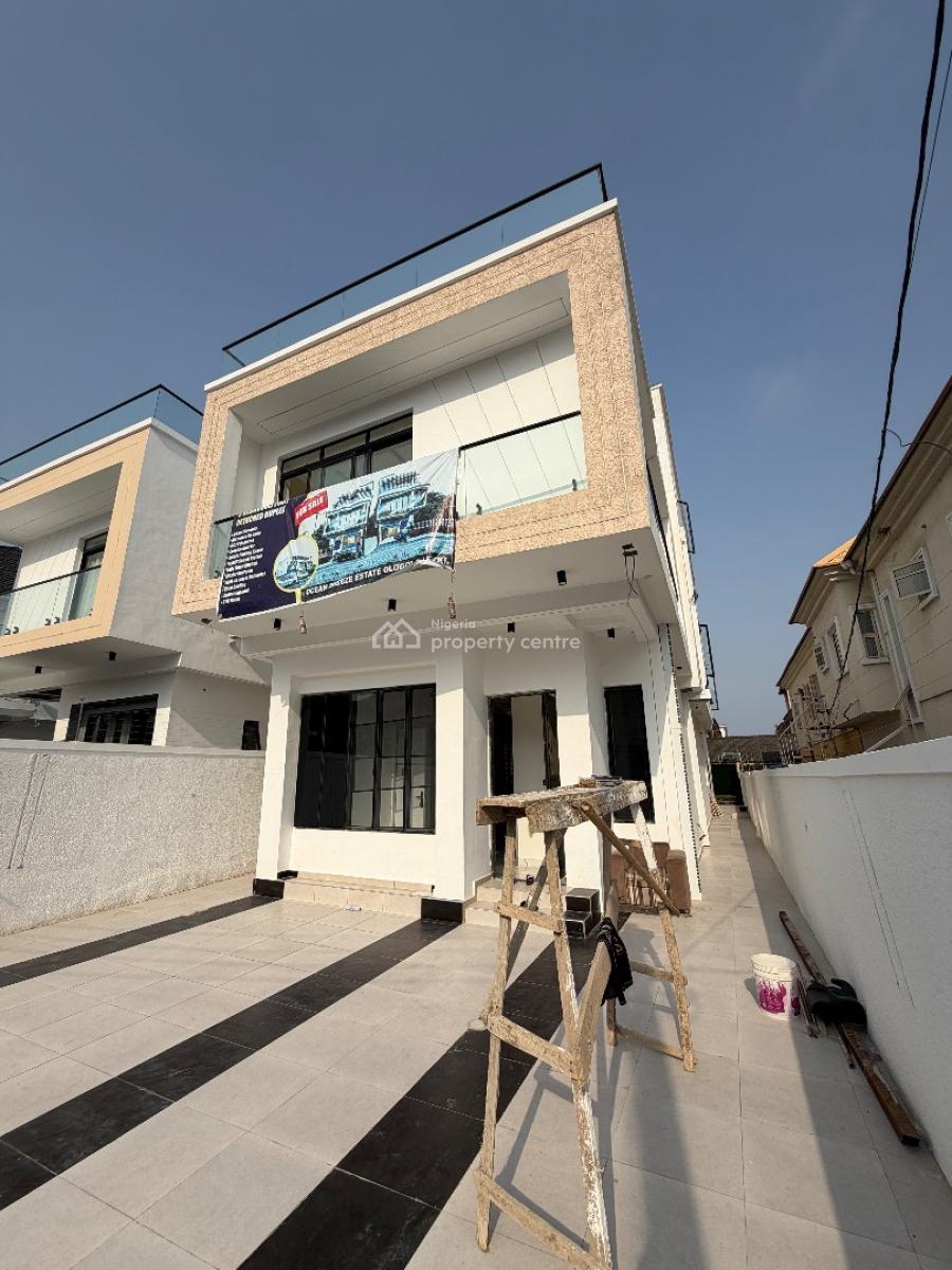 Luxury 5 Bedroom with Pool, Gym House and Rooftop, Ologolo, Lekki, Lagos, Detached Duplex for Sale
