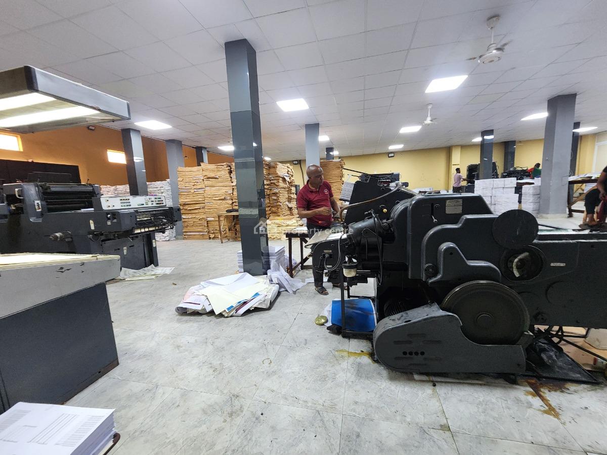 Fully Functional Printing Press Industry Comprising of Various Offices, Idu Industrial, Abuja, Factory for Sale