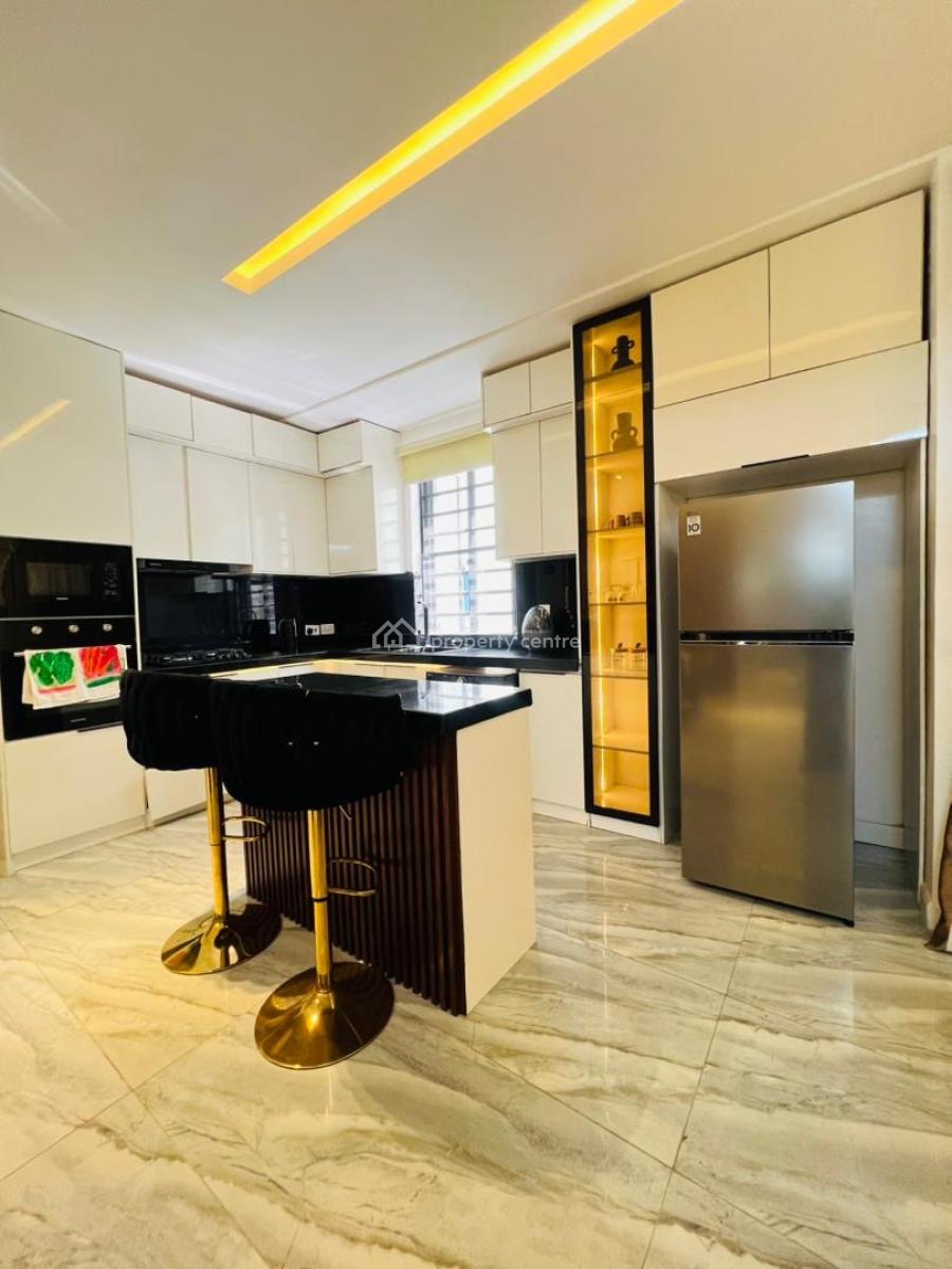 Fully Furnished 2bedroom Apartment, Fully Furnished Apartment with 24hrs Light in a Non Flooded Area., Agungi, Lekki, Lagos, House for Rent