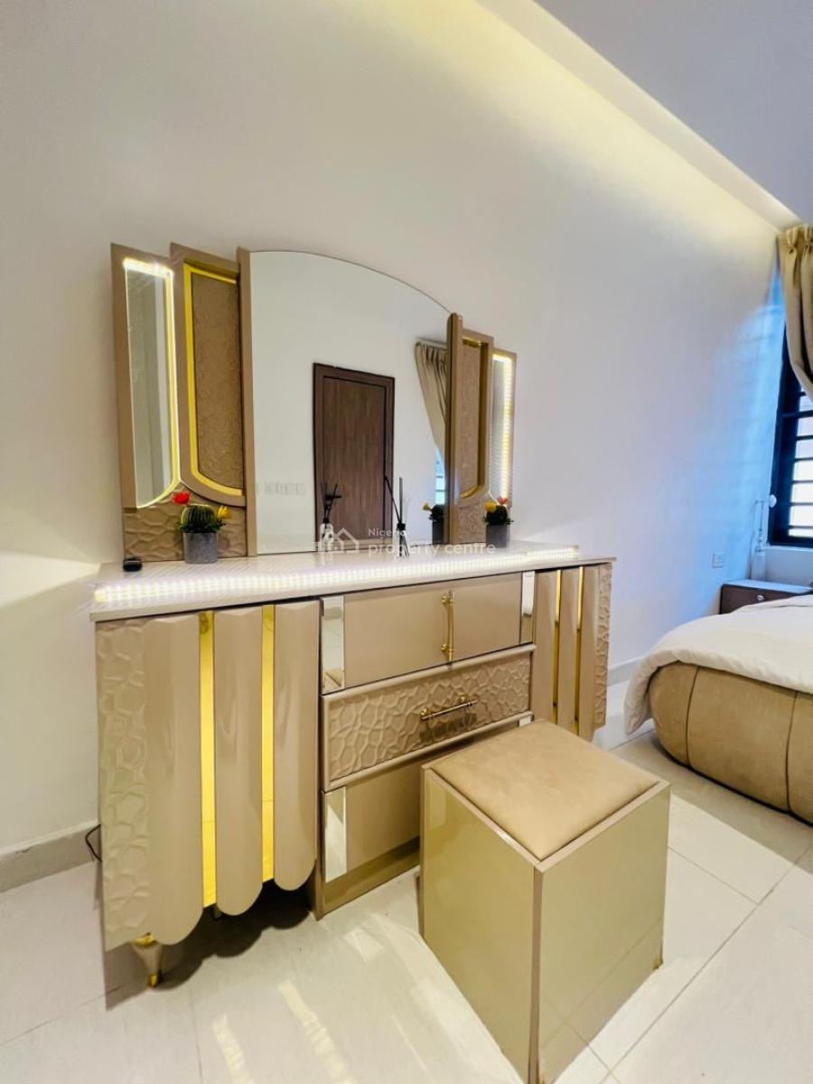 Fully Furnished 2bedroom Apartment, Fully Furnished Apartment with 24hrs Light in a Non Flooded Area., Agungi, Lekki, Lagos, House for Rent