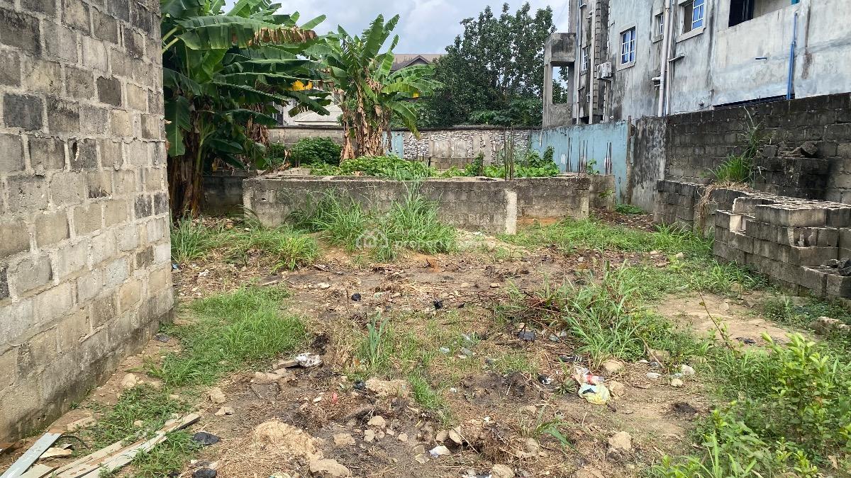 Well Located Plot of Land with Foundation for Six Bedroom Duplex, Rumuosi, Port Harcourt, Rivers, Residential Land for Sale