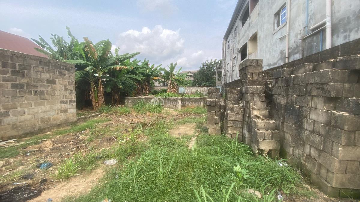 Well Located Plot of Land with Foundation for Six Bedroom Duplex, Rumuosi, Port Harcourt, Rivers, Residential Land for Sale