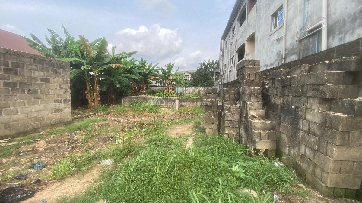 Well Located Plot of Land with Foundation for Six Bedroom Duplex, Rumuosi, Port Harcourt, Rivers, Residential Land for Sale