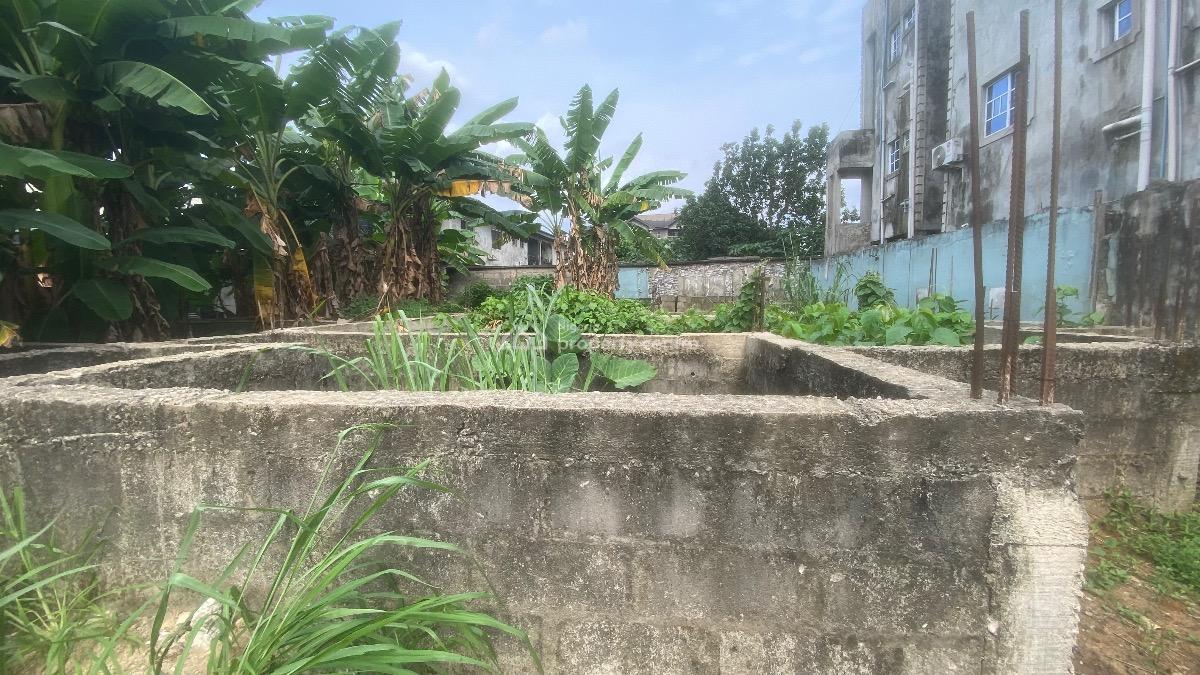 Well Located Plot of Land with Foundation for Six Bedroom Duplex, Rumuosi, Port Harcourt, Rivers, Residential Land for Sale