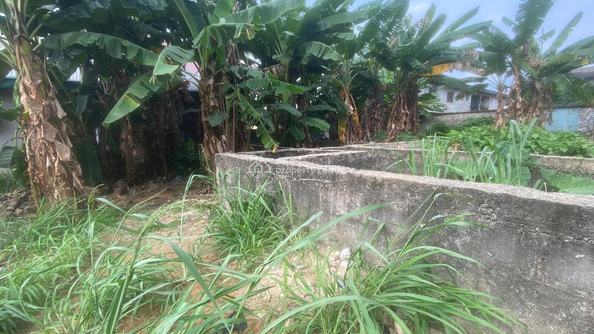Well Located Plot of Land with Foundation for Six Bedroom Duplex, Rumuosi, Port Harcourt, Rivers, Residential Land for Sale