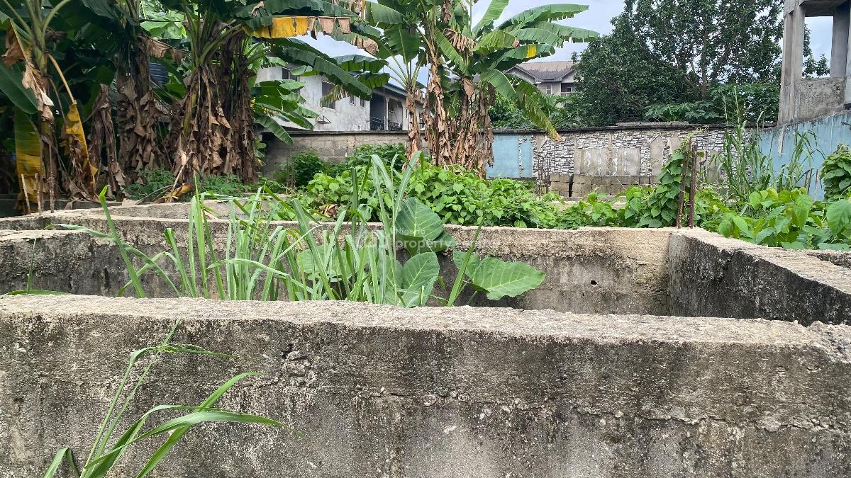 Well Located Plot of Land with Foundation for Six Bedroom Duplex, Rumuosi, Port Harcourt, Rivers, Residential Land for Sale