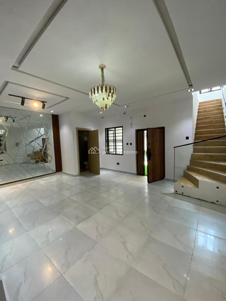 Aesthetic 4 Bedroom Terrace Duplex Fully Servicec with Pool, Orchid Road, Lekki, Lagos, Terraced Duplex for Rent