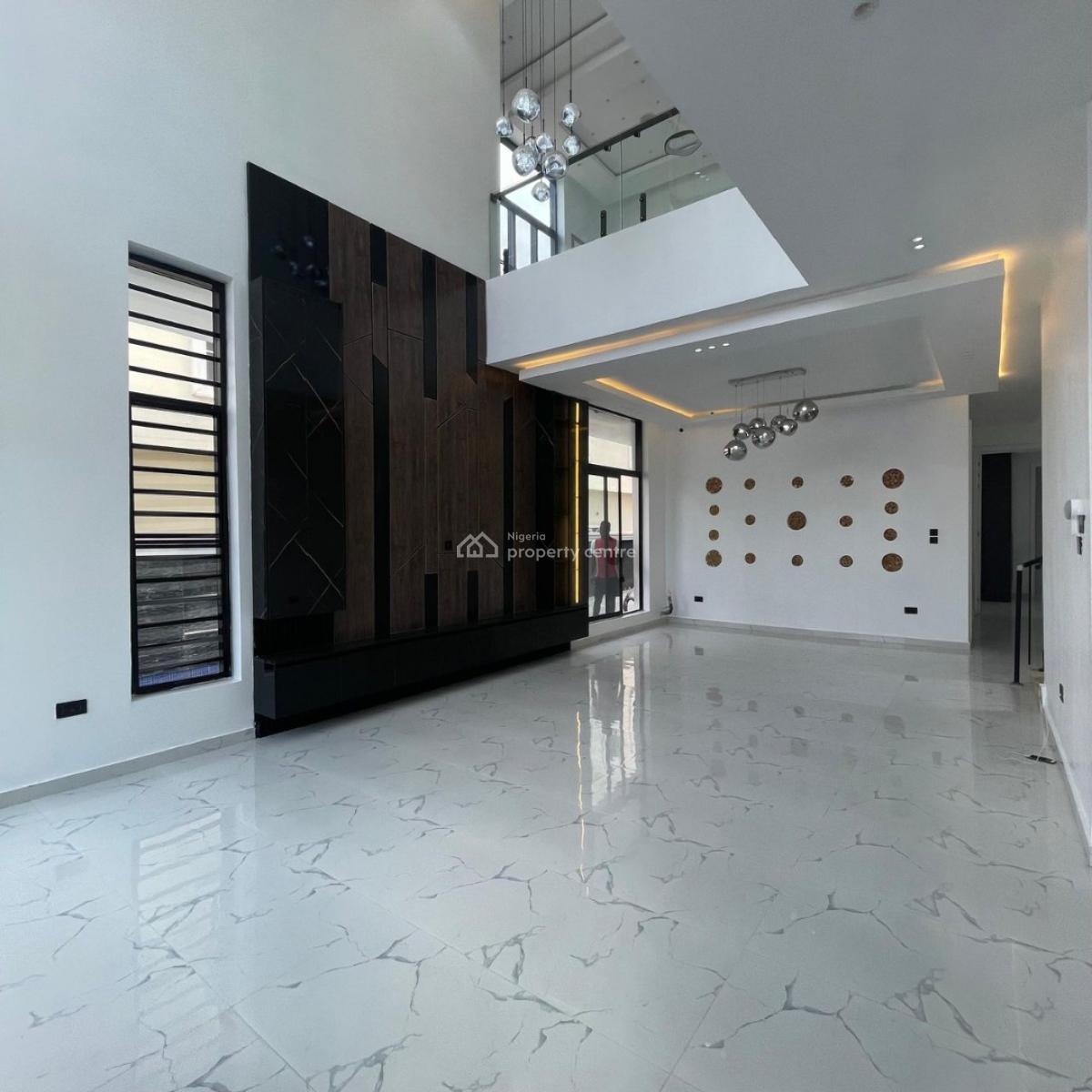 Contemporary 5 Bedroom Fully  Detached Duplex with Bq, Pool, Cinema,, Lekki County, Ikotaa, Lekki, Lagos, Detached Duplex for Sale