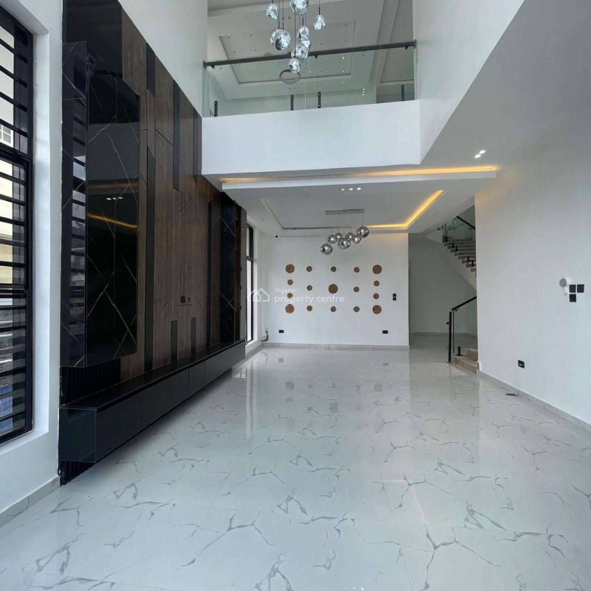 Contemporary 5 Bedroom Fully  Detached Duplex with Bq, Pool, Cinema,, Lekki County, Ikotaa, Lekki, Lagos, Detached Duplex for Sale